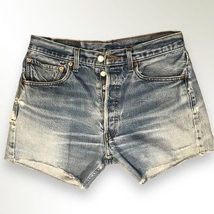 HOST PICK!!  LEVI'S Vintage 502 Button Fly Denim Cutoffs Dominican Republic - 31